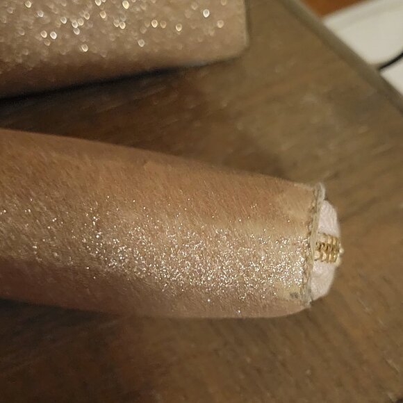 Limited Edition Kate Spade Tinsel Collection Rose Gold Purse and Wallet Set - Picture 2 of 6